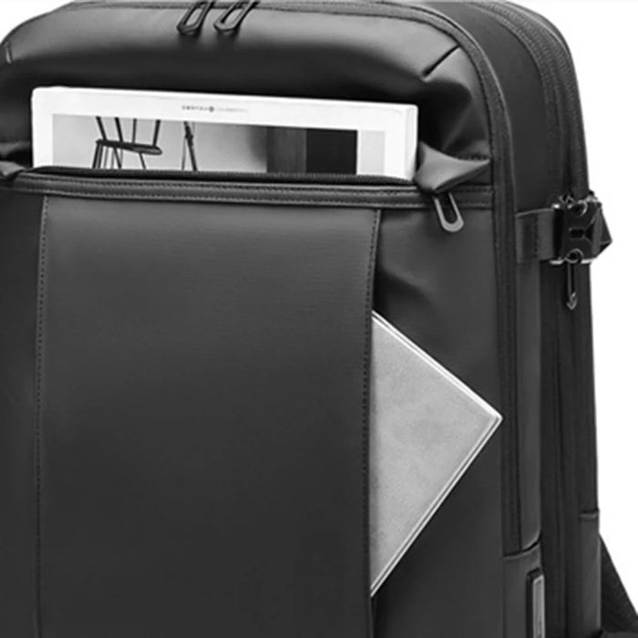 OUTWALK Large Capacity Men Travel Oxford Cloth Backpack Laptop Clothes Storage Dual Shoulders Bag - 7