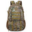 FLAMEHORSE 50L Large Capacity Nylon Backpack Outdoor Hiking Trekking Rucksack - Green Camouflage - 1