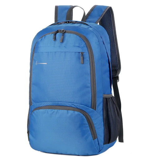 FLAMEHORSE k66 Waterproof Oxford Cloth Backpack Casual Travel Sports Foldable Shoulder Bag - Blue - 2