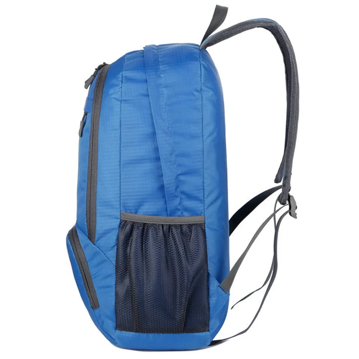 FLAMEHORSE k66 Waterproof Oxford Cloth Backpack Casual Travel Sports Foldable Shoulder Bag - Blue - 3