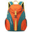 TAIDING 8225 Kids Teens Backpack Travel School Rucksack Nylon+Polyester Shoulder Bag, Size S - Orange - 1