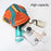 TAIDING 8225 Kids Teens Backpack Travel School Rucksack Nylon+Polyester Shoulder Bag, Size S - Orange - 3