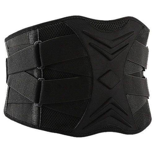 AB057 Sports Anti-Sprain Waist Support Band Yoga Fitness Adjustable Breathable Waist Guard - L - 1