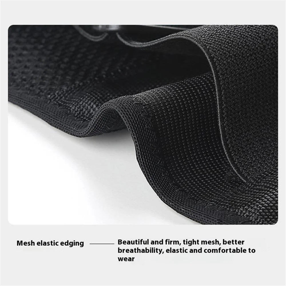 AB057 Sports Anti-Sprain Waist Support Band Yoga Fitness Adjustable Breathable Waist Guard - L - 7