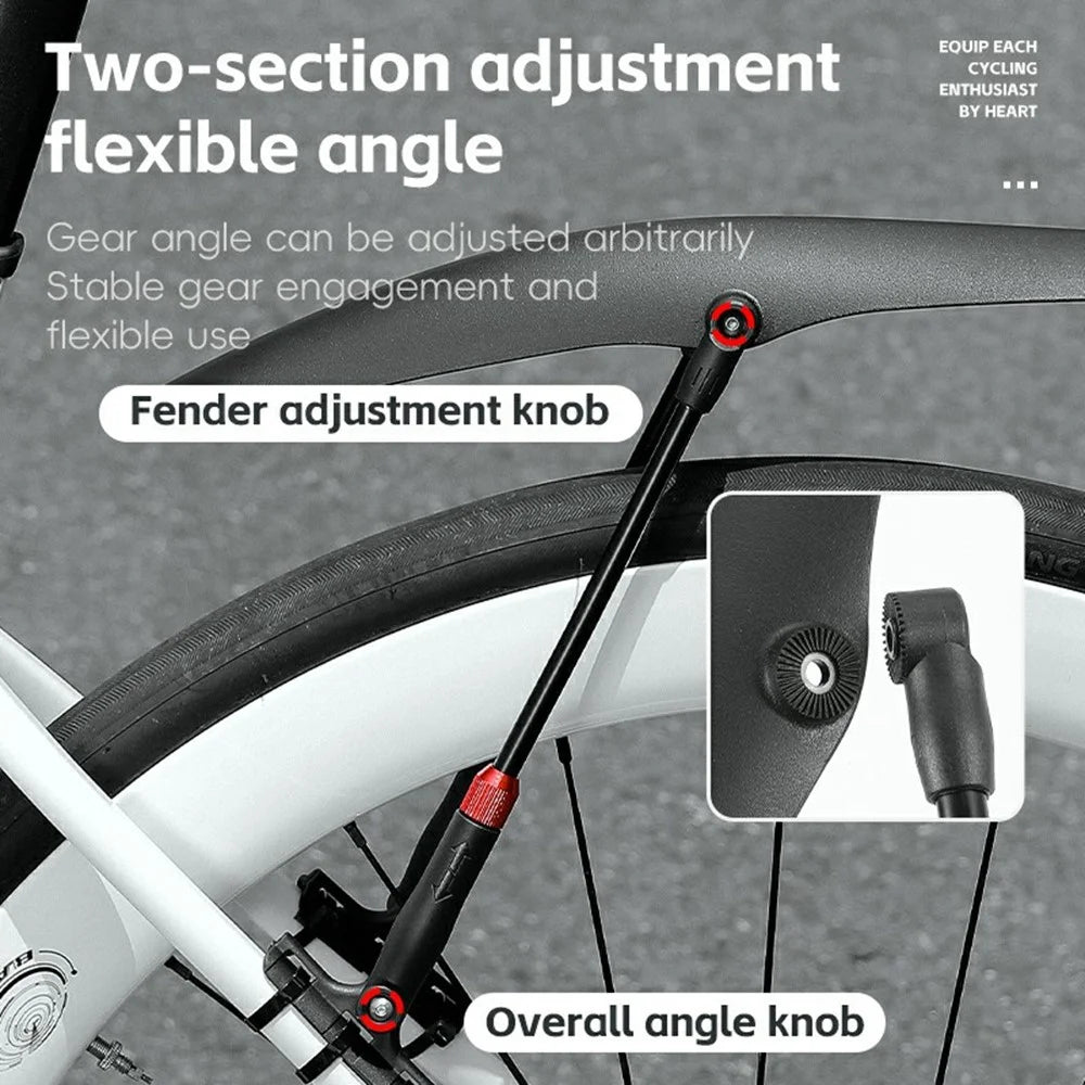 WEST BIKING YP0714030 Road Bike Front Fender PP Quick Release Bicycle Mudguard - 4