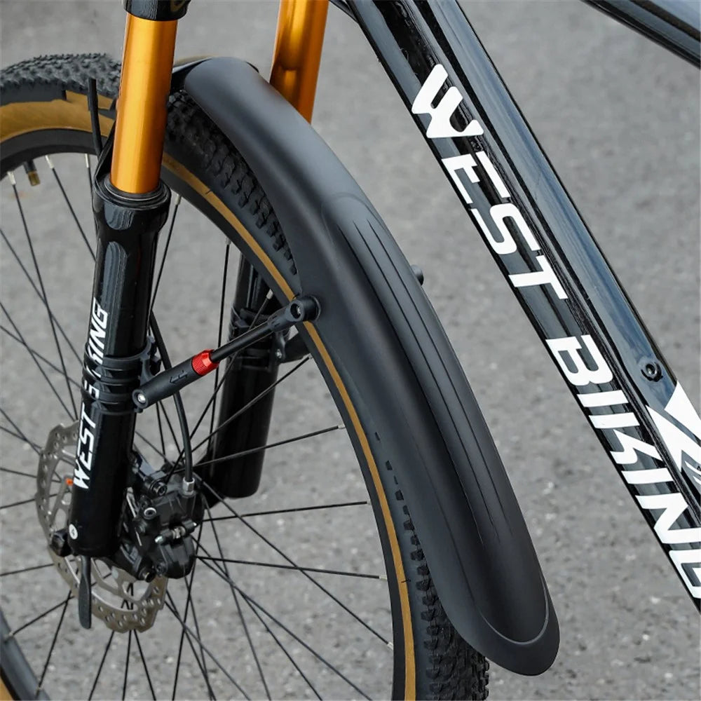 WEST BIKING YP0714029 Mountain Bike Extended Front Fender PP+PET Mudguard for 26-29 inch MTB Bicycle - 2