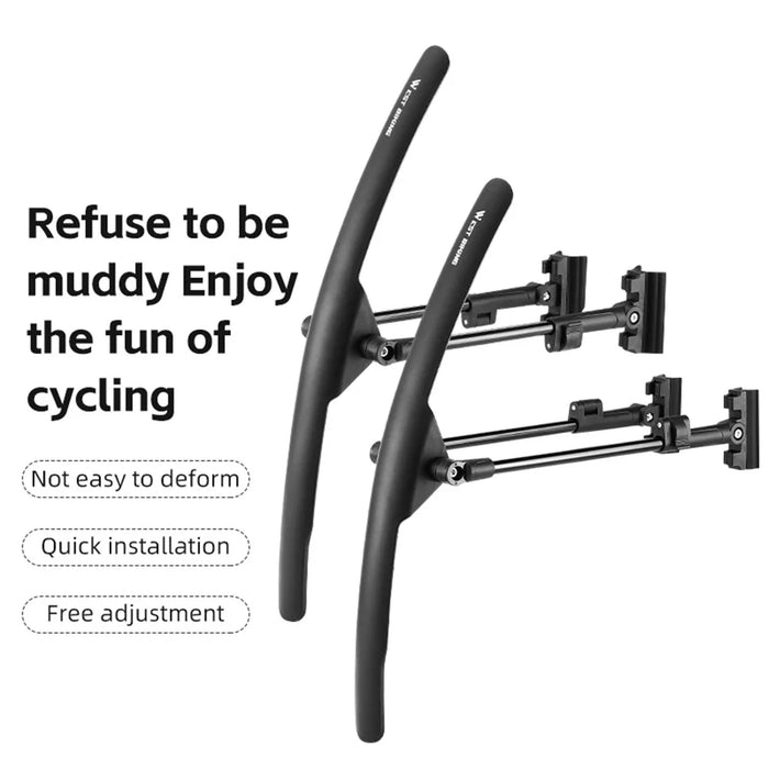 WEST BIKING YP0714032 Road Bike Fender Adjustable PP Mudguard - Front Fender - 2