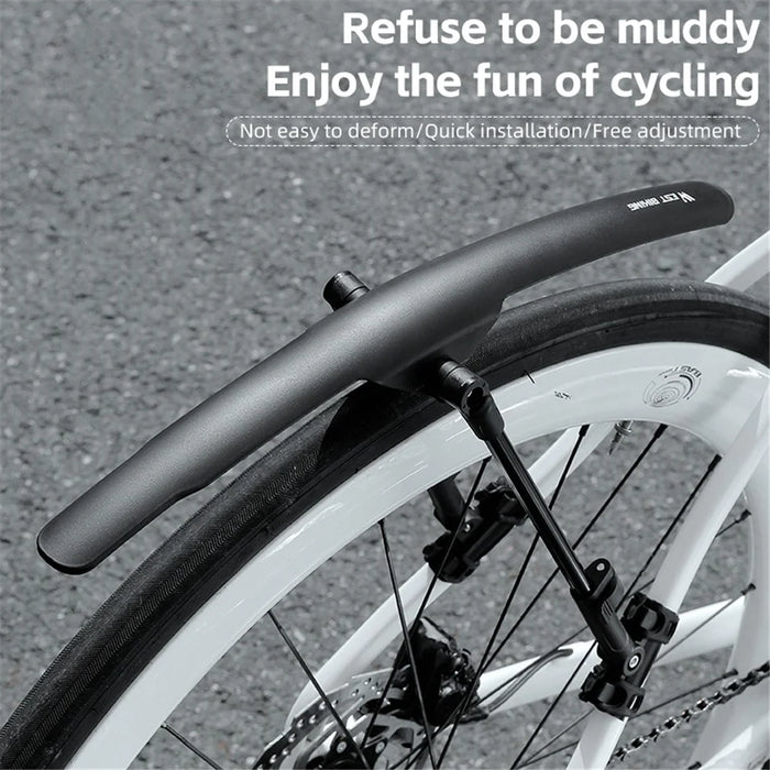 WEST BIKING YP0714032 Road Bike Fender Adjustable PP Mudguard - Front Fender - 5