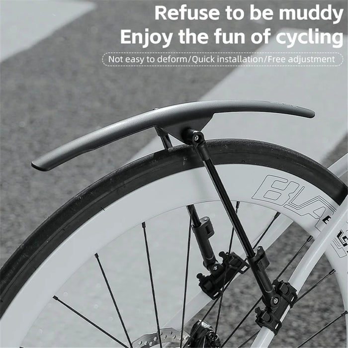 WEST BIKING YP0714032 Road Bike Fender Adjustable PP Mudguard - Front Fender - 7