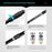 AOLIKES 3401 Lightweight Aluminum Alloy Trekking Pole 4 Sections Adjustable Hiking Stick - Blue - 5