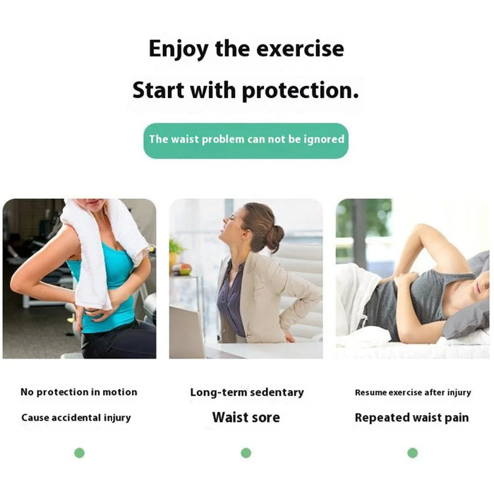 AOLIKES 7895 Waist Support Fixing Belt Unisex Mesh Breathable Compression Waist Band with Removable Lining Pad - M - 5
