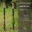 KODENOR KDN-001 2Pcs Carbon Fiber Trekking Pole Collapsible 3 Sections Hiking Stick with External Lock - Blue - 6