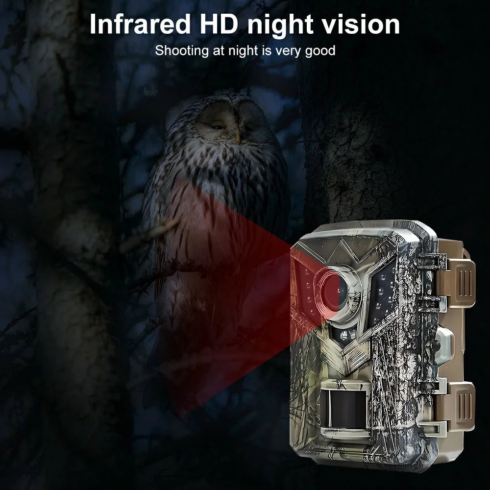 DL006 IP66 Waterproof 1080P HD Infrared Trail Cam Outdoor Night Vision Wildlife Monitoring Hunting Camera - 4
