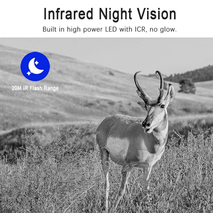 H2 Wildlife Surveillance Hunting Camera 4G Remote Monitoring Outdoor Wireless Trail Cam (European Version) - 5
