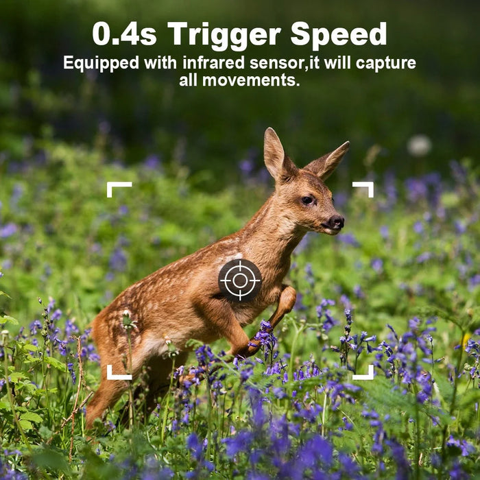 H6 PIR Motion Detection Waterproof Hunting Camera Remote Viewing Night Vision Trail Cam (European Version) - Green - 2