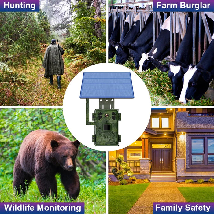 H6 PIR Motion Detection Waterproof Hunting Camera Remote Viewing Night Vision Trail Cam (European Version) - Green - 7