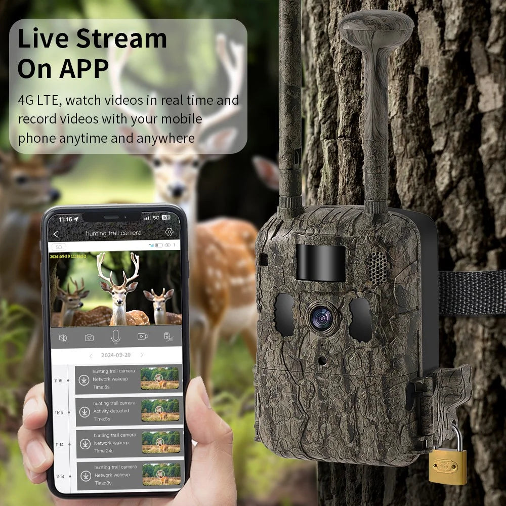 T6 Hunting Camera Infrared Night Vision Motion Detection Trail Cam for Outdoor Wildlife Monitoring (European Version) - 4