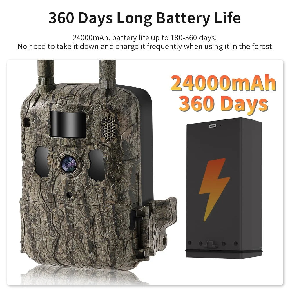 T6 Hunting Camera Infrared Night Vision Motion Detection Trail Cam for Outdoor Wildlife Monitoring (European Version) - 6