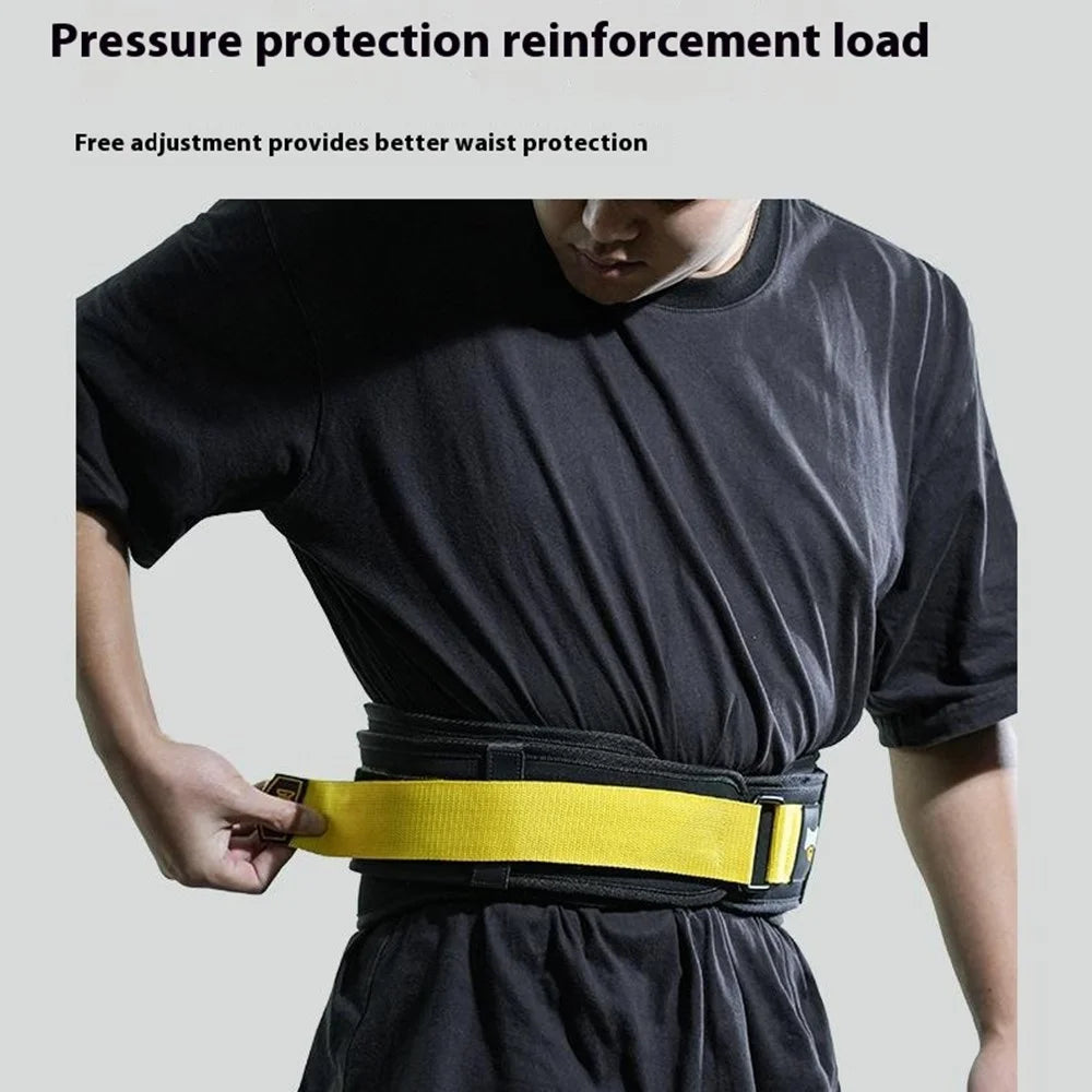 GOUNOD HY023 Weight Lifting Belt Waist Support Brace for Fitness Outdoor Sports Training Protection - Black / S - 5