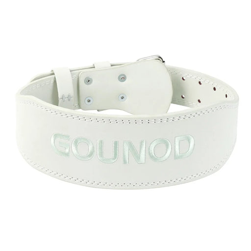 GOUNOD HY036 Weightlifting Belt Matte PU Leather Fitness Squat Deadlift Powerlifting Waist Support, Size S - Green - 1