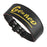GOUNOD HY034 Embroidered Design PU Leather Weightlifting Belt Powerlifting Deadlift Back Support, Size S - Black - 1