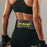 GOUNOD HY034 Embroidered Design PU Leather Weightlifting Belt Powerlifting Deadlift Back Support, Size S - Black - 4