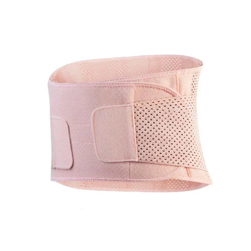 YF-YD041 Lightweight Breathable Compression Waist Support Belt Men Women Fitness Elastic Waist Band - Pink M - 1