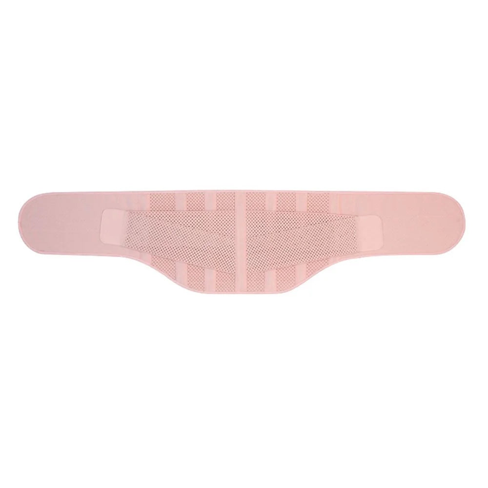 YF-YD041 Lightweight Breathable Compression Waist Support Belt Men Women Fitness Elastic Waist Band - Pink M - 2