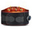 YF-FR069 Graphene Heating Therapy Waist Belt Vibration Massage Cordless Electric Lumbar Support - Black - 1