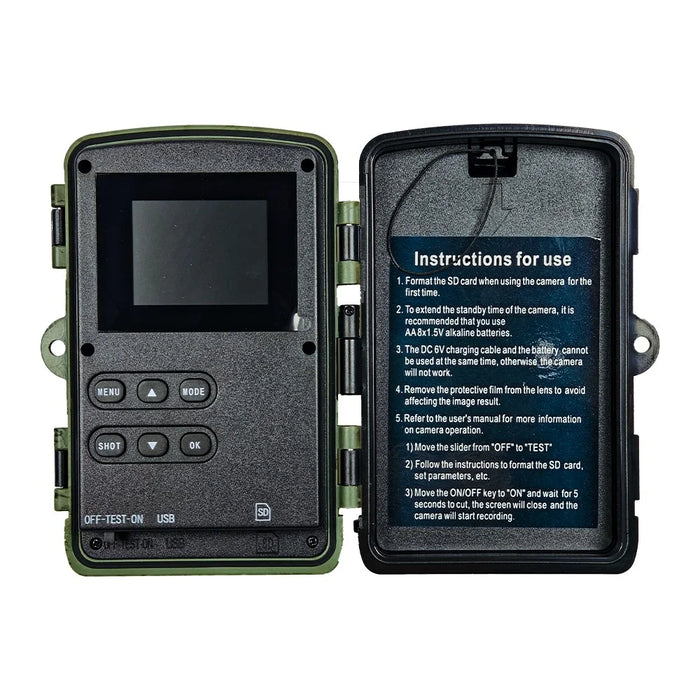 PR901 5K 60MP Hunting Camera IP66 Waterproof Night Vision Outdoor Wildlife Trail Camera - 2
