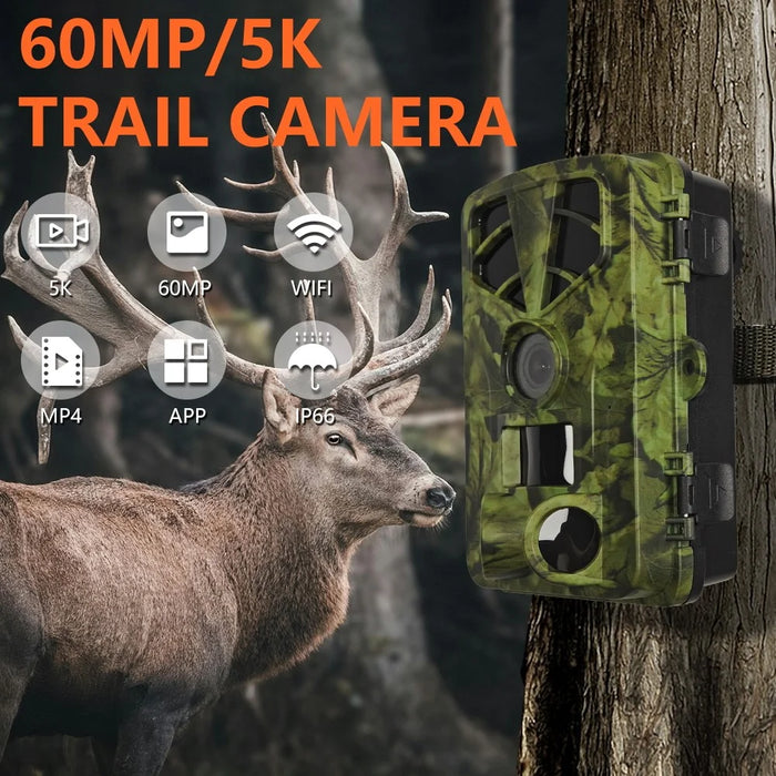 PR906W 5K Night Vision Outdoor Hunting Camera WiFi APP Control Wildlife Surveillance Cam - 4