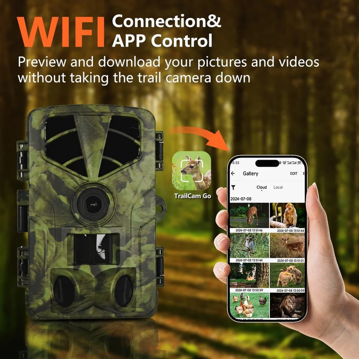 PR906W 5K Night Vision Outdoor Hunting Camera WiFi APP Control Wildlife Surveillance Cam - 5