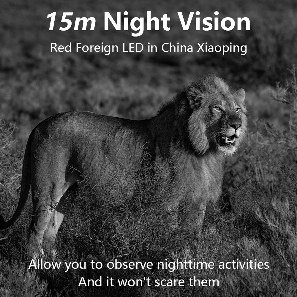 PR908W 5K 60MP WiFi Hunting Camera Night Vision Wide Angle Outdoor Wildlife Monitoring Camera - 7