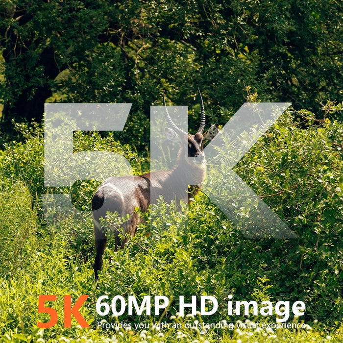 PR903G 5K Outdoor Hunting Cam Night Vision Solar Powered 4G Trail Camera with SIM Card, EU Version - 5