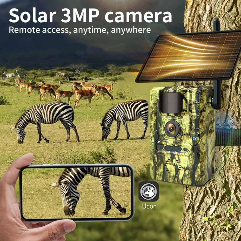 H50 GPS Solar 4G Security Camera Outdoor Night Vision Motion Detection Animal Monitoring Camera - EU Version - 3