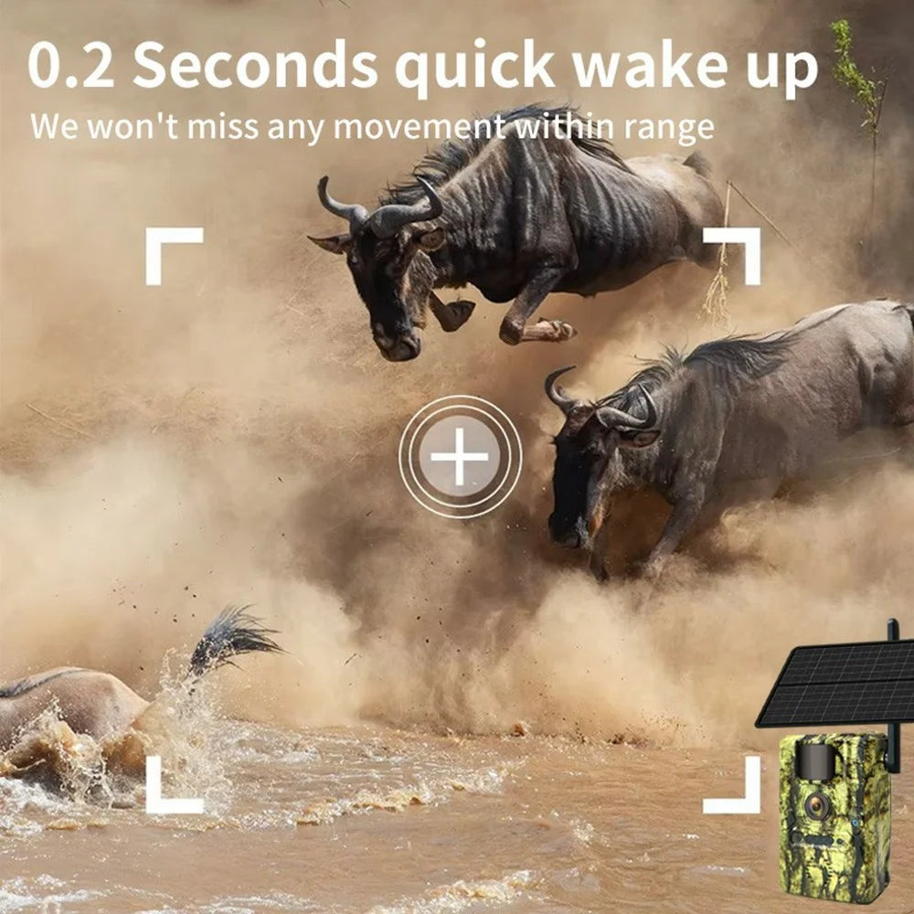 H50 GPS Solar 4G Security Camera Outdoor Night Vision Motion Detection Animal Monitoring Camera - EU Version - 4