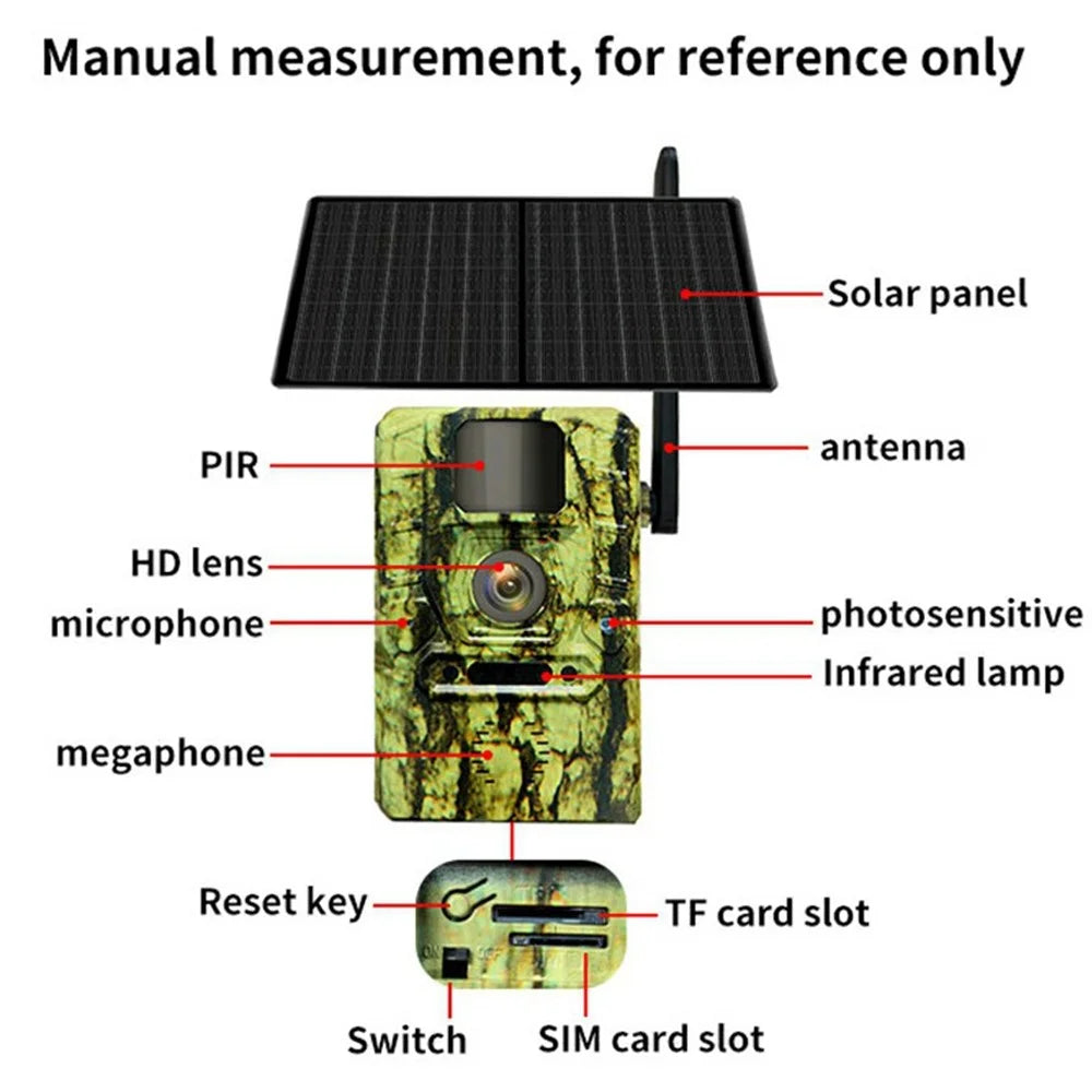 H50 GPS Solar 4G Security Camera Outdoor Night Vision Motion Detection Animal Monitoring Camera - EU Version - 7
