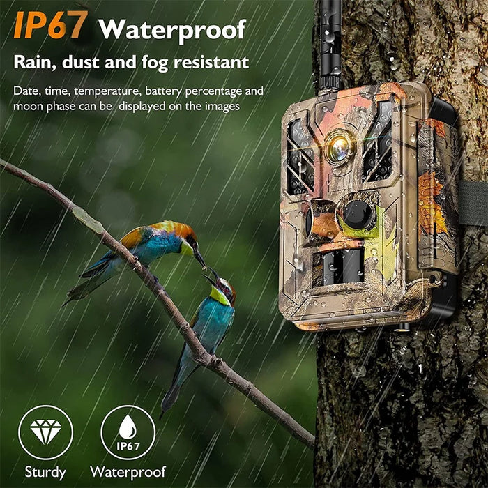 BST883C 4G Real-Time Viewing Trail Camera Night Vision Infrared Animal Monitoring Hunting Camera - 5