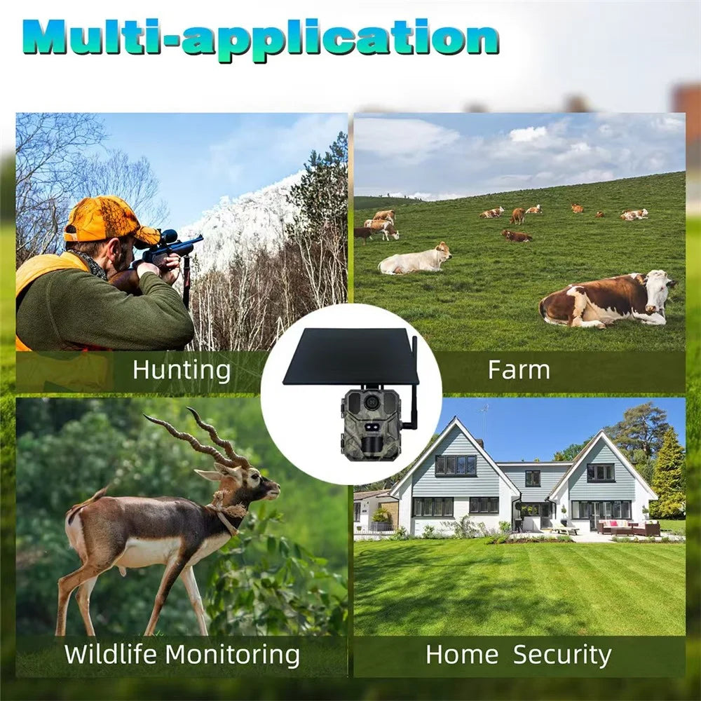 MINI900Pro Outdoor Hunting Camera 24MP 2.7K Video Recording IP65 Waterproof Night Vision Trail Cam - 6