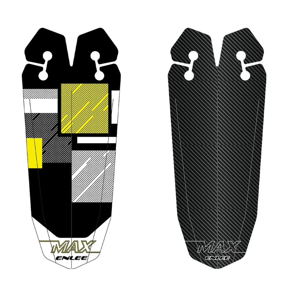 ENLEE MAX-S1 Bicycle Saddle Fender Rear Saddle Mudguard Ultra Light Rain Guard for Road, MTB Bike - Graffiti Pattern - 7