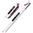 KODENOR 1Pc 115cm 3K Carbon Fiber Ultralight 4-Section Foldable Trekking Pole for Mountaineering Hiking Walking Stick - Pink - 1