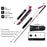 KODENOR 1Pc 115cm 3K Carbon Fiber Ultralight 4-Section Foldable Trekking Pole for Mountaineering Hiking Walking Stick - Pink - 6