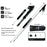 KODENOR 1Pc 120cm Quick Lock Trekking Pole for Outdoor Hiking Aluminum Alloy Foldable Walking Stick - Tarnish - 6