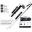 KODENOR 1Pc 110cm Trekking Pole Carbon Fiber + Aluminum Alloy Ultra Light 4-Section Foldable Hiking Stick - Pink - 6