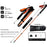 KODENOR 1Pc 120cm Outdoor Professional Trekking Pole Carbon Fiber Foldable Hiking Stick for Mountaineering - Orange - 7