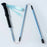 KODENOR 1Pc 120cm Foldable 4-Section Trekking Pole Lightweight Aluminum Alloy Hiking Stick for Mountain Climbing - Blue - 6