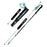 KODENOR 1Pc 110cm Professional Trekking Pole Ultralight Carbon Fiber Quick Lock Foldable Hiking Stick - Blue - 1