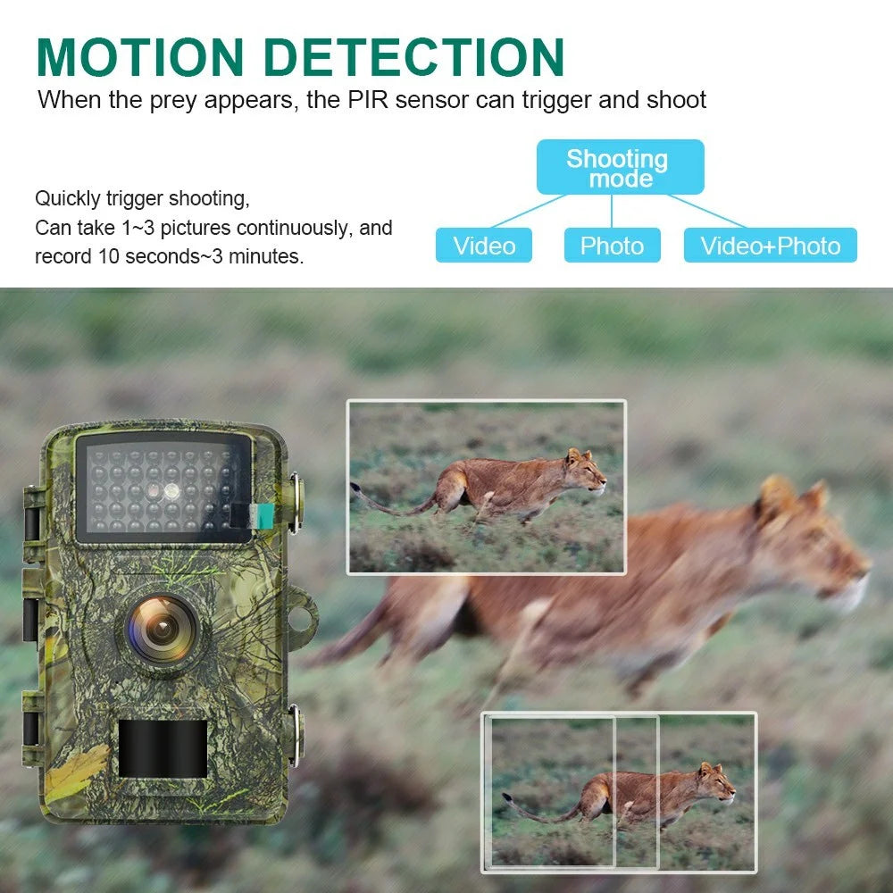 DL001 Hunting Trail Camera IP66 Waterproof Infrared Night Vision Camera for Orchard Farm Monitoring - 5