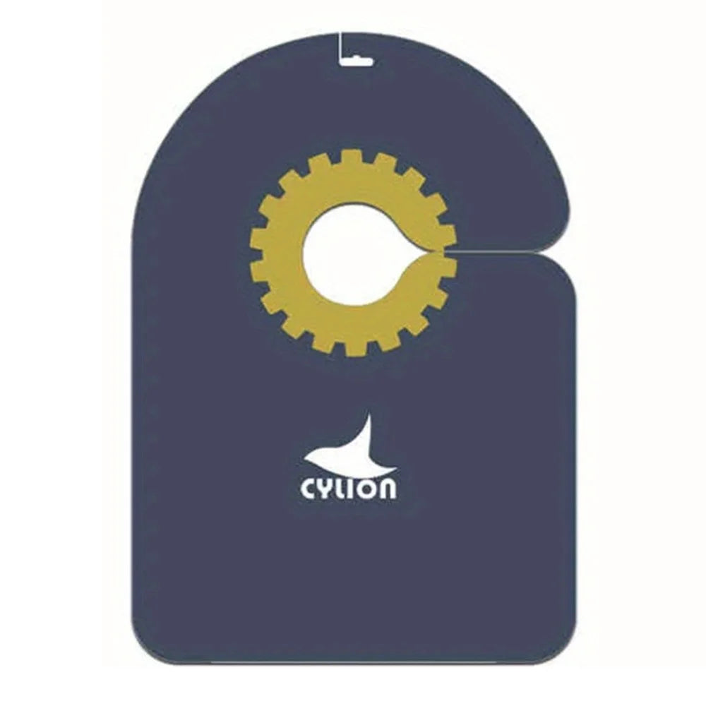 Bicycle Disc Brake Oil Guard Shield PVC Mountain Road Bike Chain Cleaning Protection Plate - Grey - 1