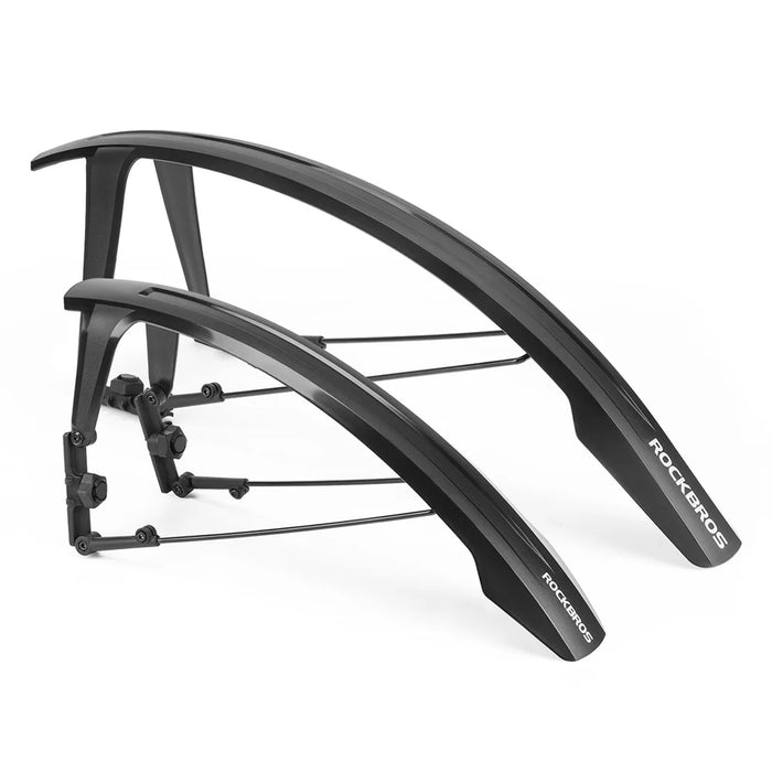 ROCKBROS FK-892 1 Pair Front and Rear Mudguards Quick Release Full Coverage Fenders for MTB Road Bike - 2